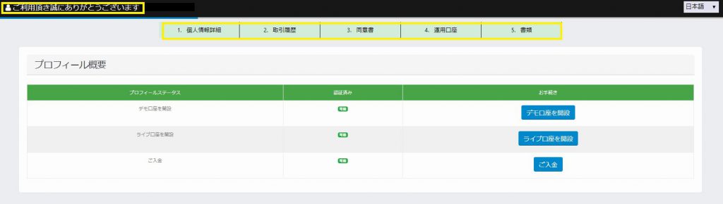 ttcm口座開設手順