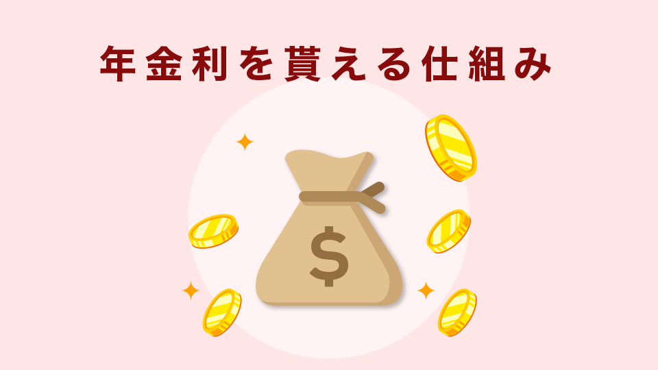 年金利を貰える仕組み