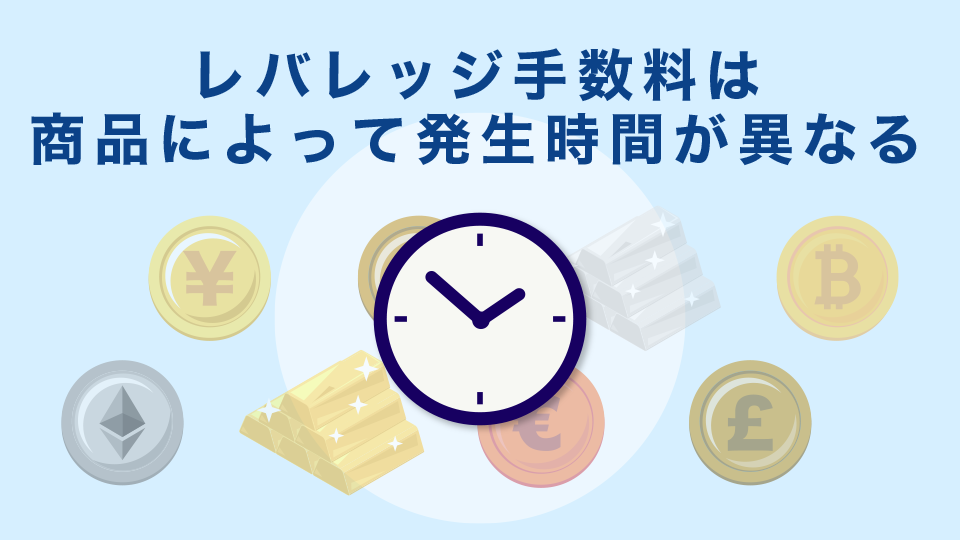 レバレッジ手数料は通貨ペアによって発生時間が異なる