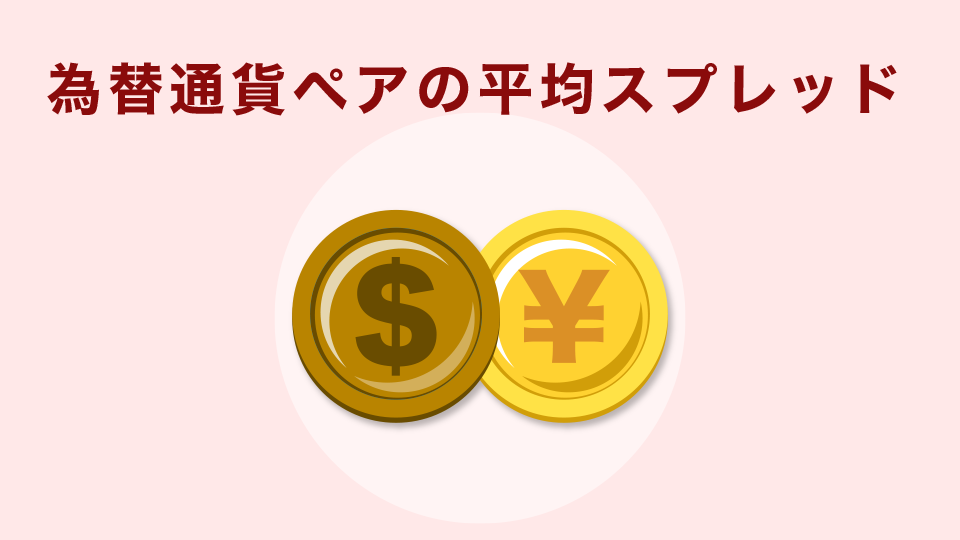 XMの為替通貨ペアの平均スプレッド