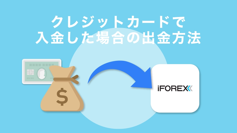 クレジットカードで入金した場合の出金方法