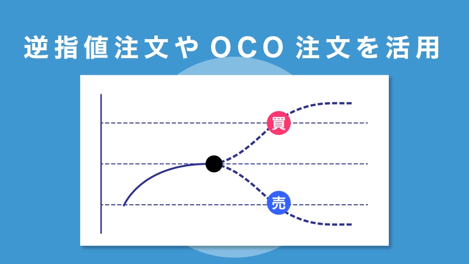 逆指値注文やOCO注文を活用