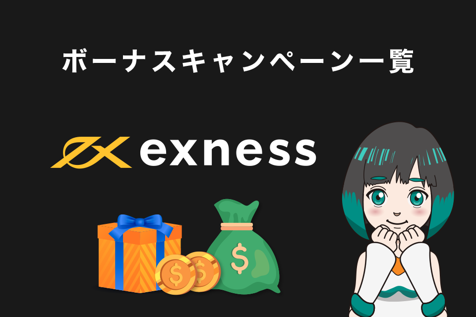 Exness(エクスネス)で開催中のボーナスキャンペーン