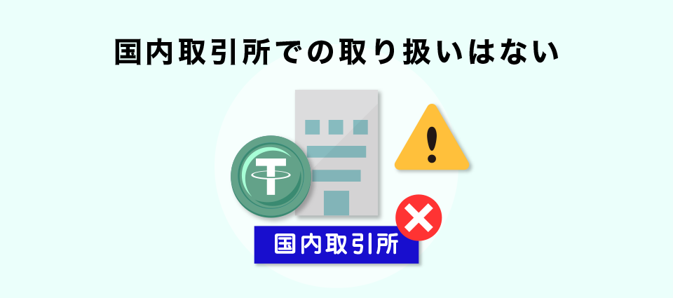 国内取引所での取り扱いはない