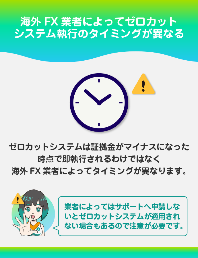 海外FX業者によって執行タイミングが異なる